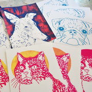 Beginner Screen Printing Workshop: Pet Portraits