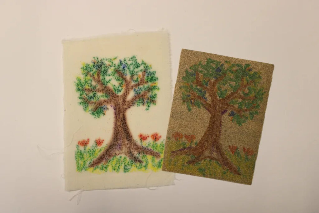 Drop-In Workshop Sandpaper Monoprints