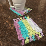 Beginner Crochet Workshop: Colorful Mug Rug Coasters