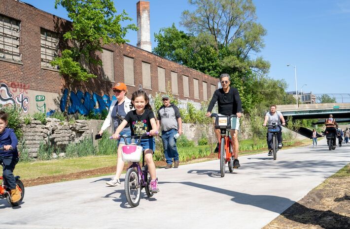 Family Roll Bike Ride