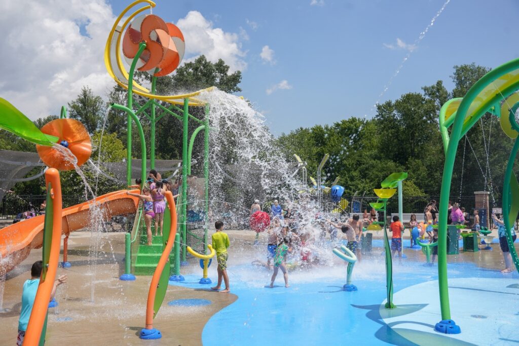 Dodge Park Splash Pad Opening Day